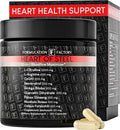 Formulation Factory Heart of Steel Nitric Oxide Supplement - L Citrulline & L Arginine Blood Pressure Supplements - Natural Pre-Workout: Energy Management - 120 Capsules, 1 Month Supply