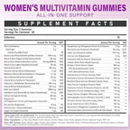 Methylated Multivitamin Gummy for Women - Womens Multivitamin Gummies with Vitamins A C D E, Methylated Folate, Biotin, B Complex, Iron, CoQ10, Inositol - Multi Vitamins for Women 60 Count