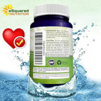 aSquared Nutrition CoQ10 (400mg Max Strength, 100 Veggie Capsules) - High Absorption Coenzyme Q10 Powder - Ubiquinone Supplement Pills, Extra Antioxidant CO Q-10 Enzyme Vitamin Tablets, Coq 10 400 mg