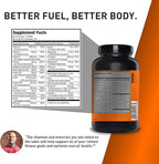 JYM Supplement Science Vita JYM Sports Multivitamin & Mineral Support, Vitamin A, C, B6, B12, E, K, Boron, Biotin, Potassium 60 Tablets