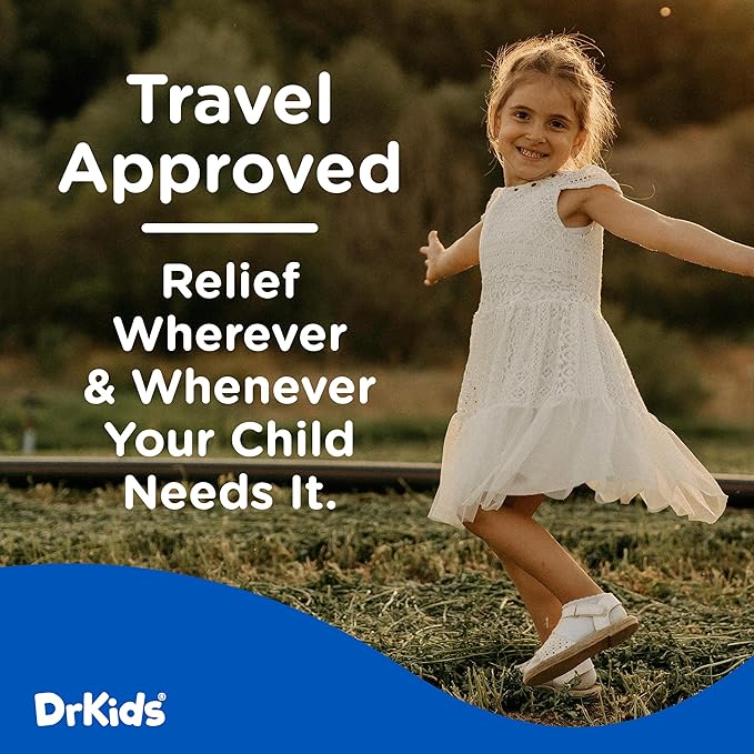 Dr. Kids Children's Allergy Relief Medicine with Diphenhydramine HCl 12.5 mg - Pre-Measured Single-Use Vials, Kids Antihistamine for Sneezing, Runny Nose & Itchy Eyes, Mixed Berry Flavor, 48 Count