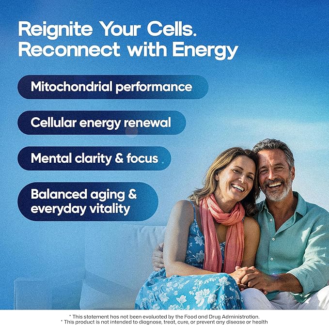 NAD+ Advanced 500MG Liposomal NAD+ with Resveratrol - NAD Supplement for Men & Women - NMN Alternative for Cellular Energy & Healthy Aging - 60 Capsules, 30 Day Supply