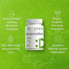 DEAL SUPPLEMENT Quercetin 1,000mg Per Serving, 300 Capsules – Healthy Immune Support Supplements, High Bioavailable Flavonoids, Natural Antioxidant – Non-GMO, Soy Free, No Gluten