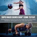 Dymatize Super Mass Gainer Protein Powder, Rich Chocolate, 52g Protein, 1g Creatine, 1280 Calories, 10.7g BCAAs, 245g Carbs, Contains Whey Protein Powder, Isolate, and Casein (8 Servings)